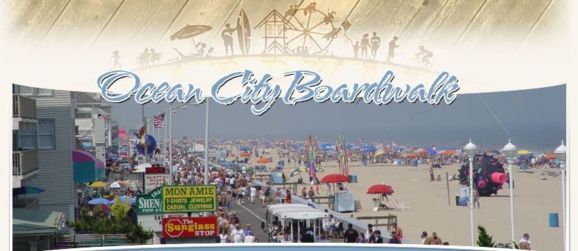 Ocean City Beach Boardwalk